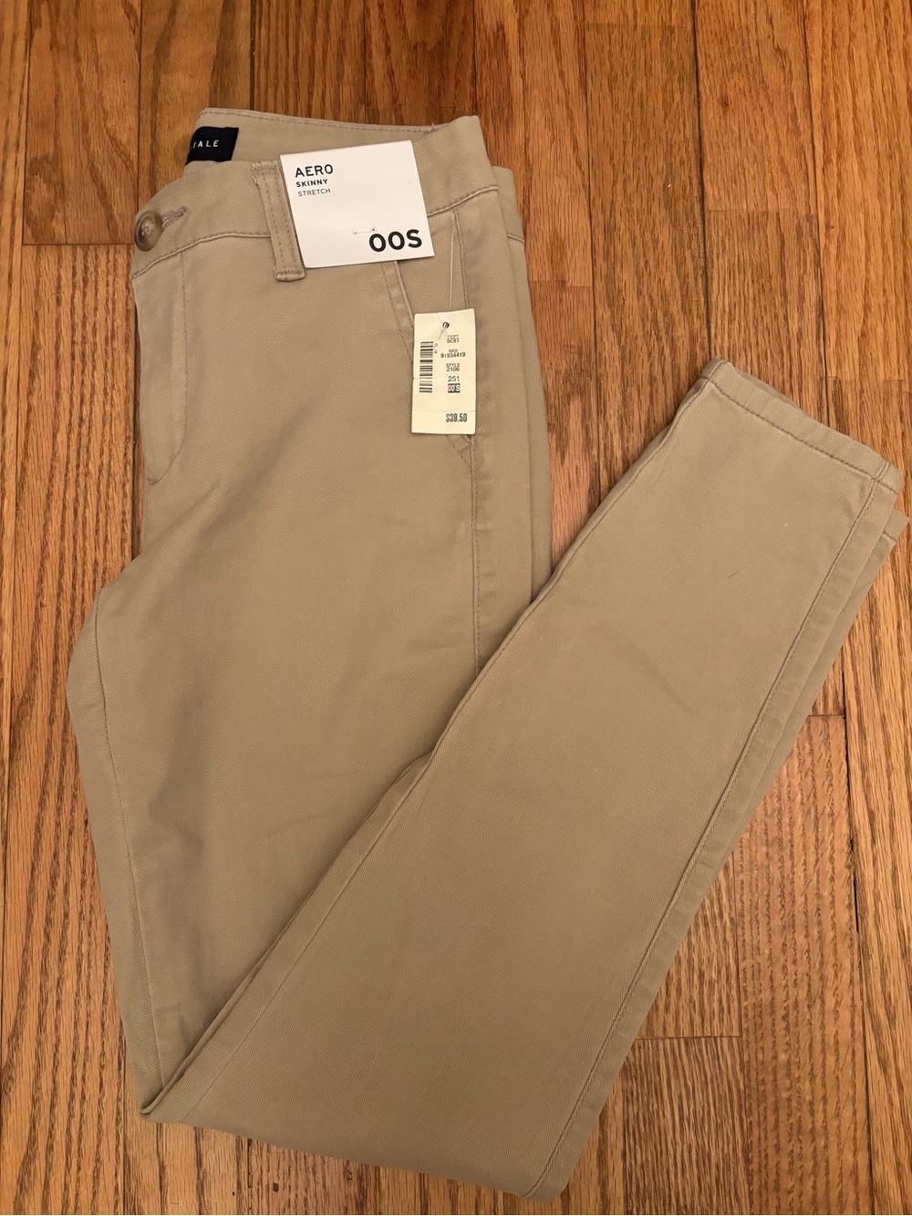 NWT Aeropostale  Khaki Uniform Pants Size 00S